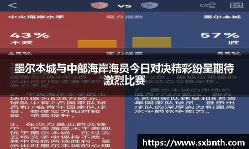 墨尔本城与中部海岸海员今日对决精彩纷呈期待激烈比赛